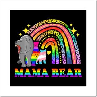 LGBT Mama Bear Gay Pride Equal Rights Posters and Art